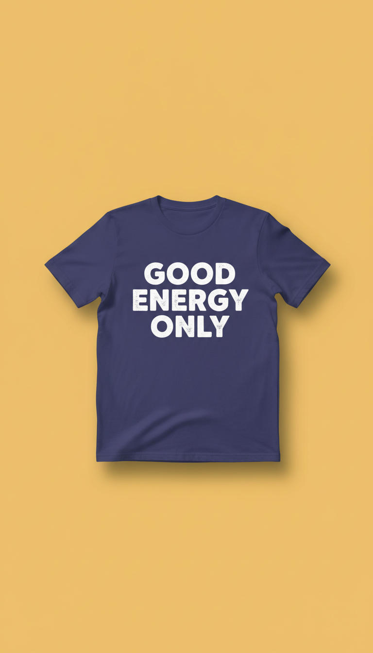 Indigo ink inspirational t-shirt